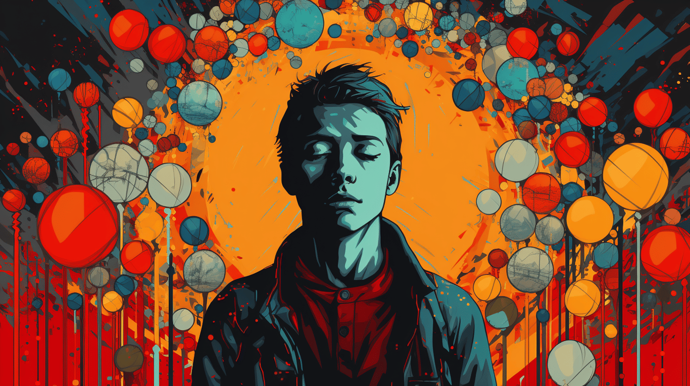 abstract image of a patient experiencing side effect