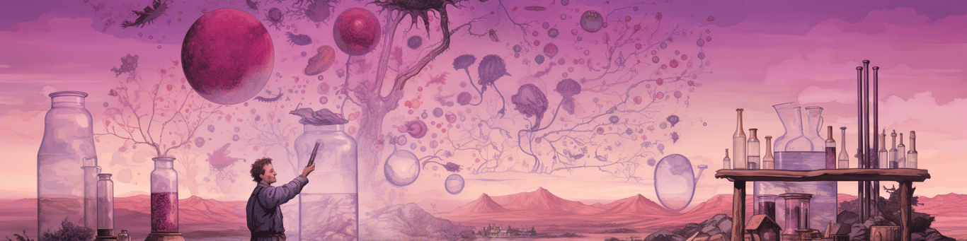 image of a doctor in a lab doing drug, clinical research