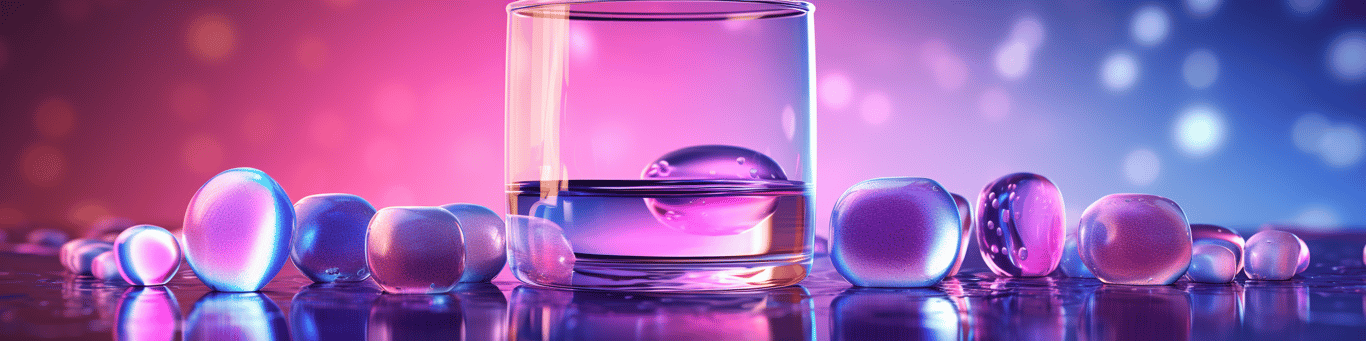 image of drug pills surrounding a glass of water symbolizing drug consumption