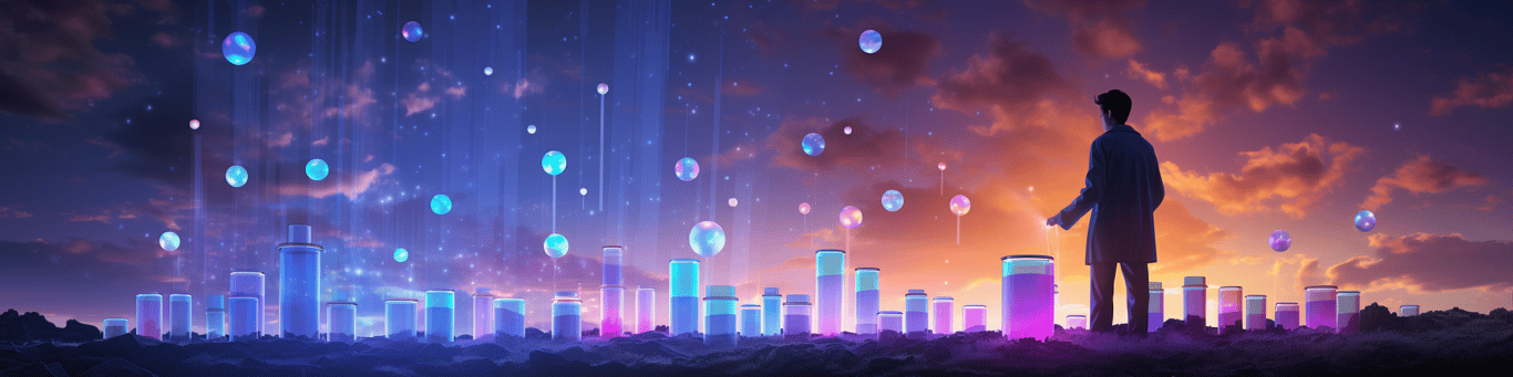 image of a doctor in a lab doing drug, clinical research