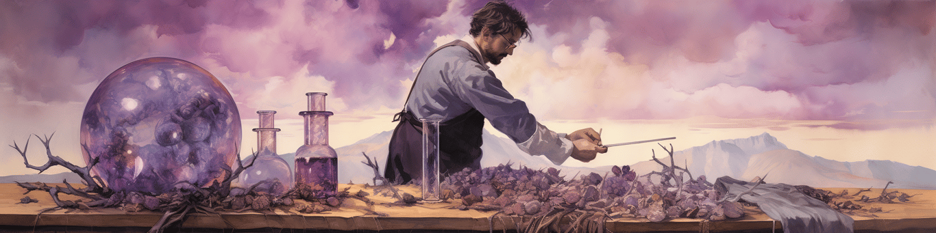 image of a doctor in a lab doing drug, clinical research