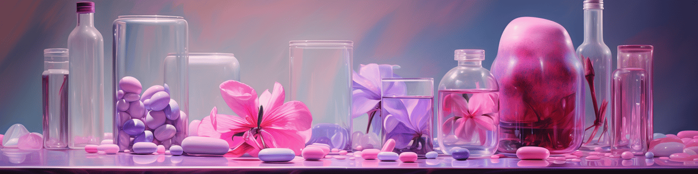 image of different drug pills on a surface