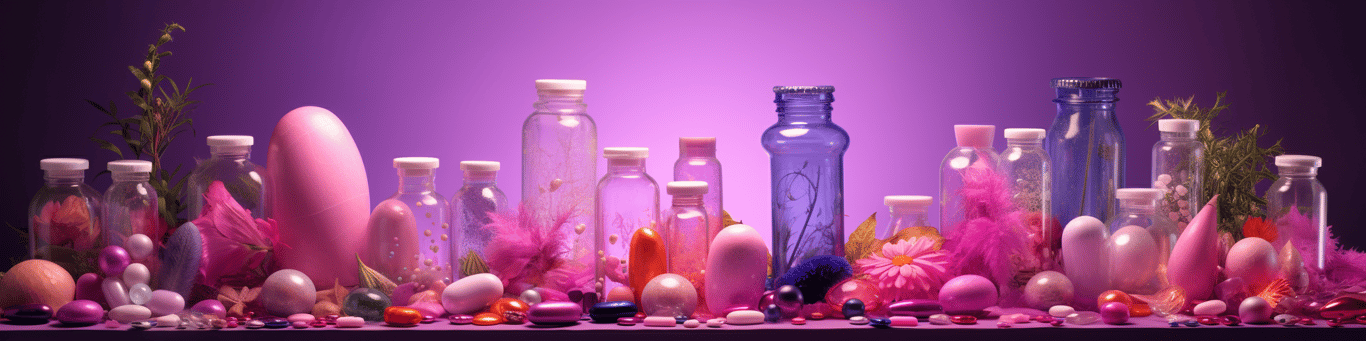 image of different drug pills on a surface