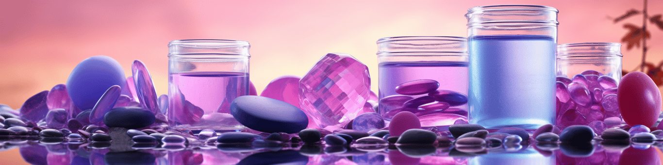 image of drug pills surrounding a glass of water symbolizing drug consumption