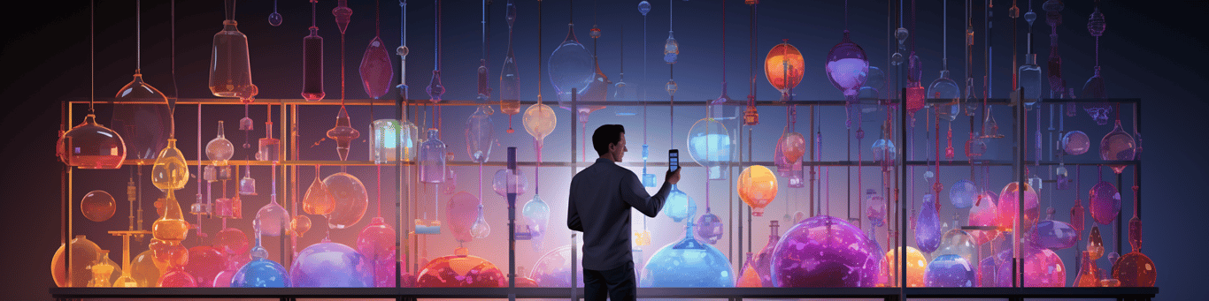 image of a doctor in a lab doing drug, clinical research