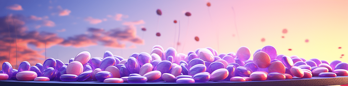 image of different drug pills on a surface