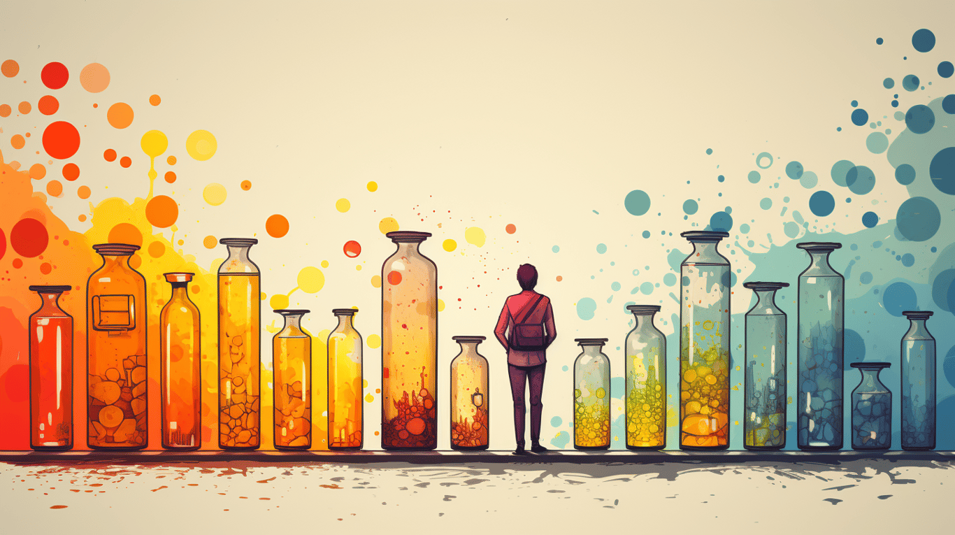 abstract image of a patient experiencing side effect