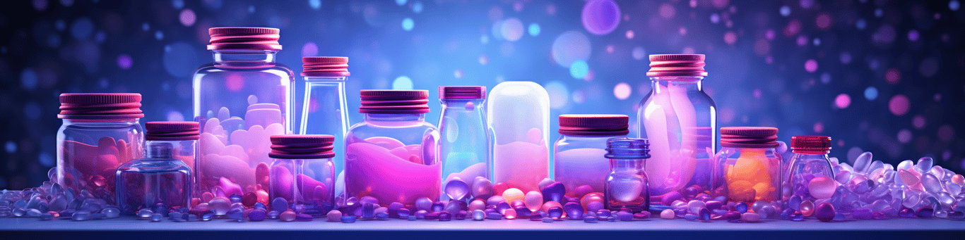 image of different drug pills on a surface