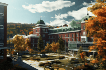Image of University of Vermont Medical Center in Burlington, United States.