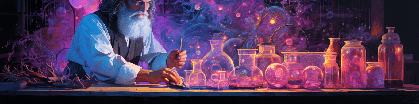 image of a doctor in a lab doing drug, clinical research