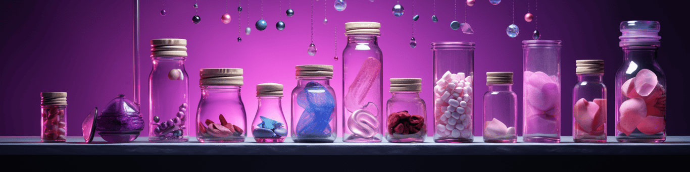 image of different drug pills on a surface