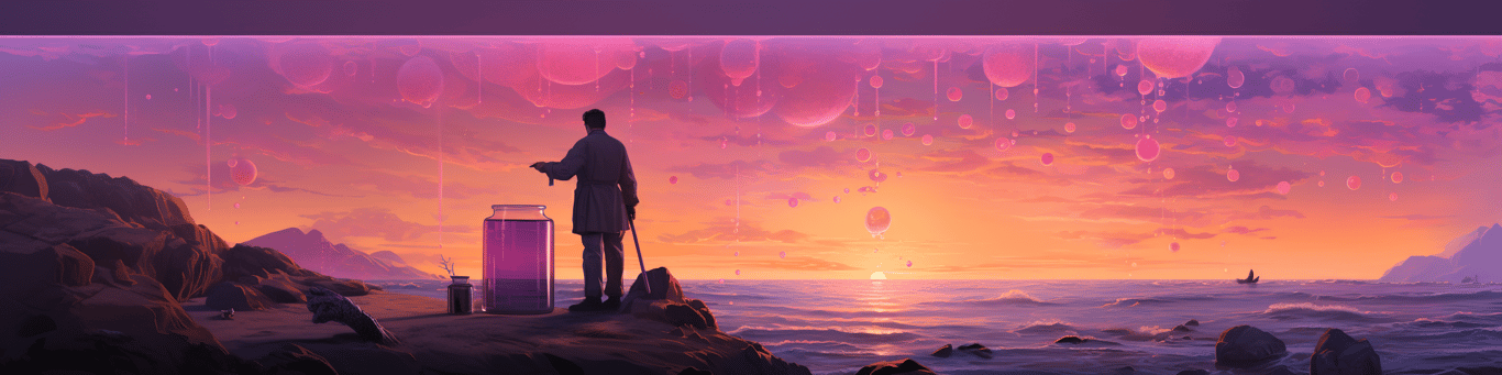 image of a doctor in a lab doing drug, clinical research