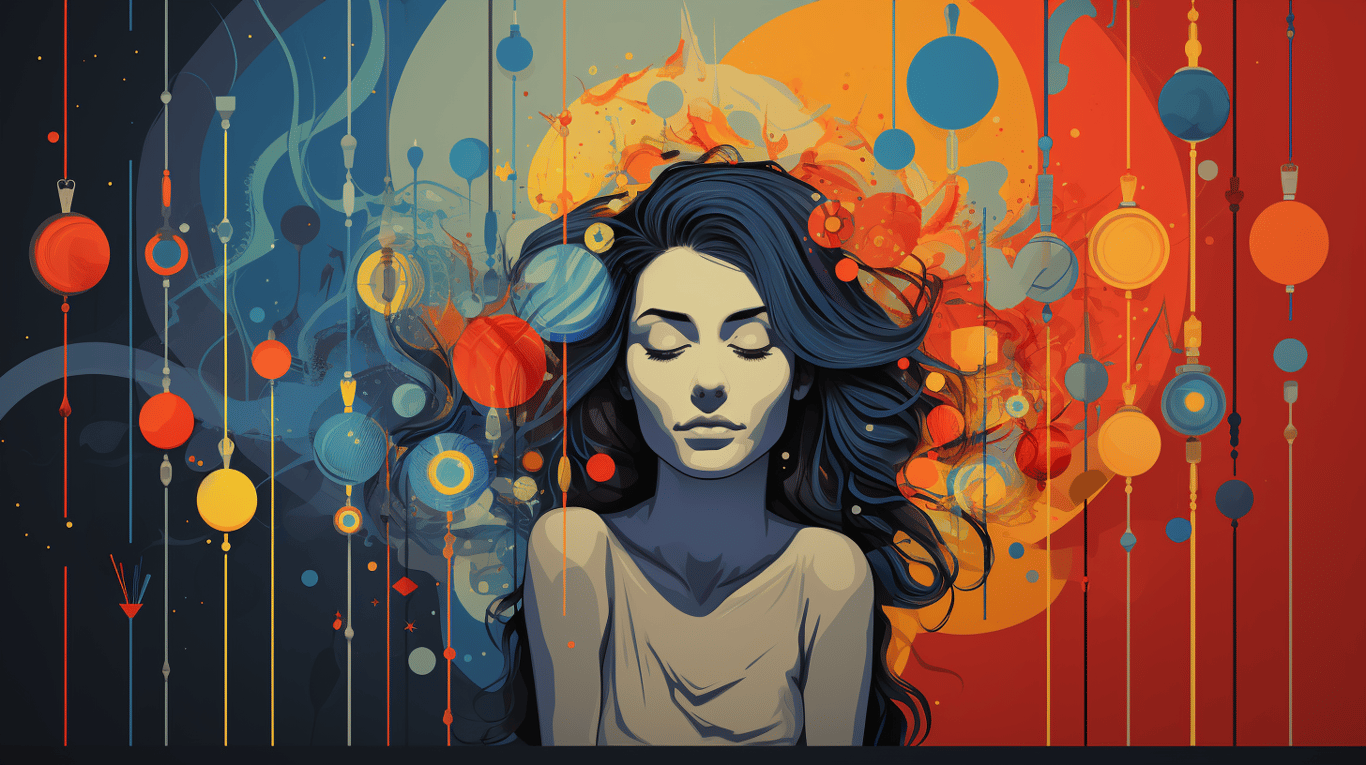 abstract image of a patient experiencing side effect