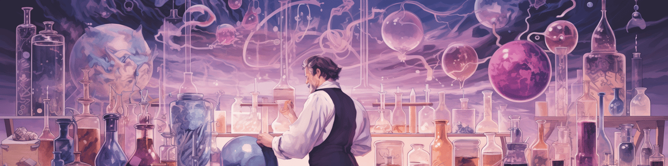 image of a doctor in a lab doing drug, clinical research