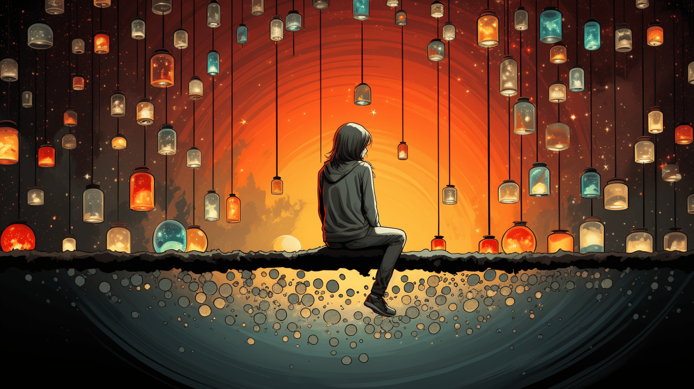 abstract image of a patient experiencing side effect