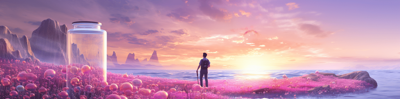 image of a doctor in a lab doing drug, clinical research