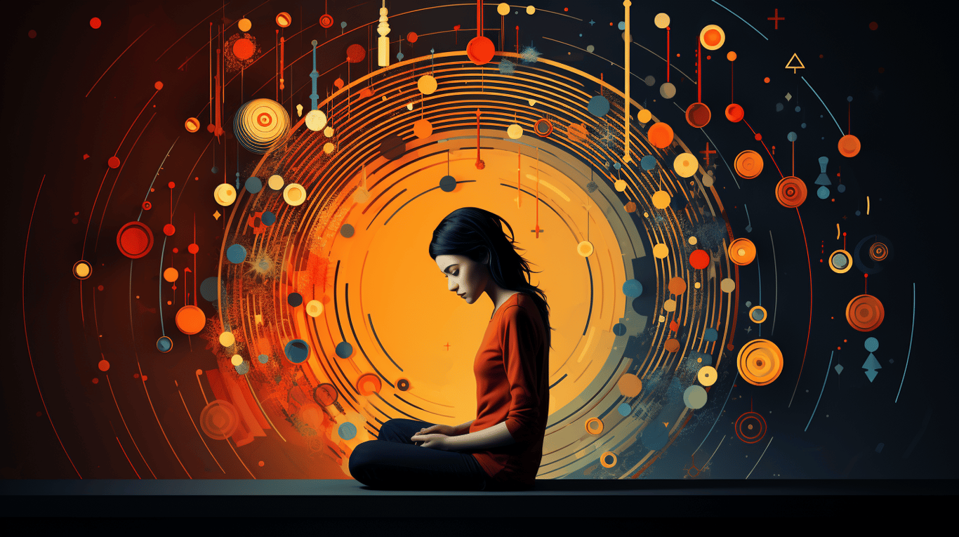 abstract image of a patient experiencing side effect