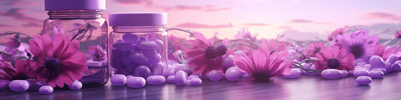 image of different drug pills on a surface