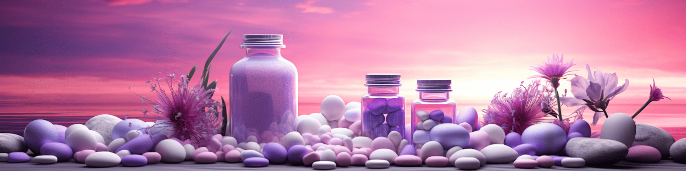 image of different drug pills on a surface