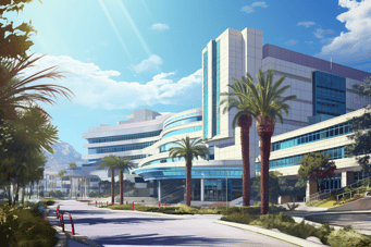 Image of Cedars-Sinai Medical Center in Los Angeles, United States.