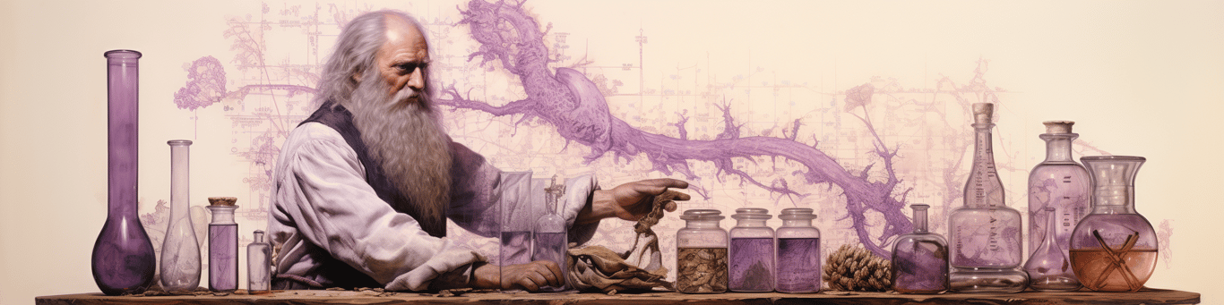 image of a doctor in a lab doing drug, clinical research