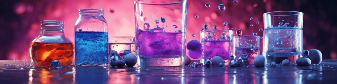image of drug pills surrounding a glass of water symbolizing drug consumption