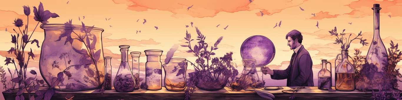 image of a doctor in a lab doing drug, clinical research