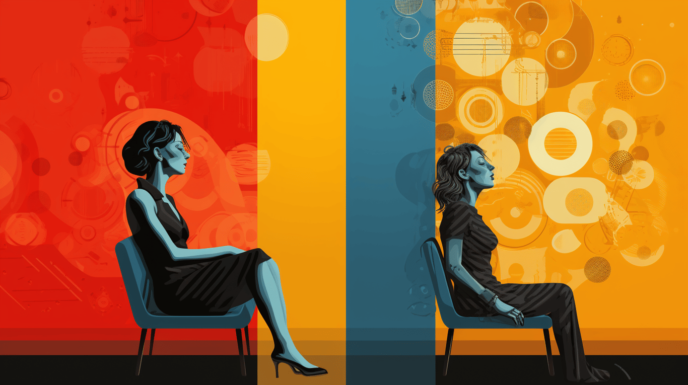 abstract image of a patient experiencing side effect