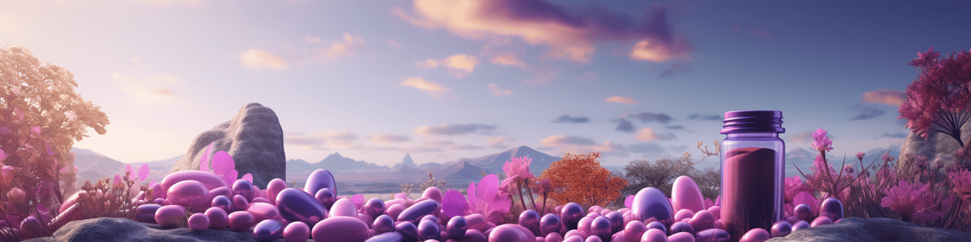 image of different drug pills on a surface