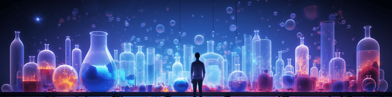 image of a doctor in a lab doing drug, clinical research