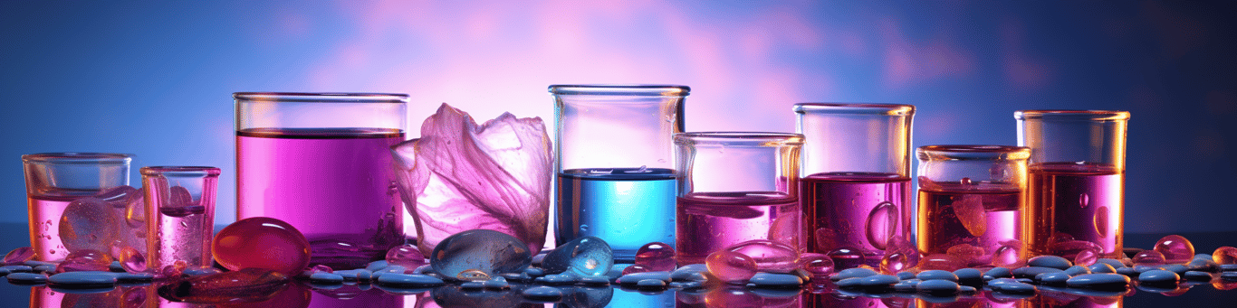 image of drug pills surrounding a glass of water symbolizing drug consumption