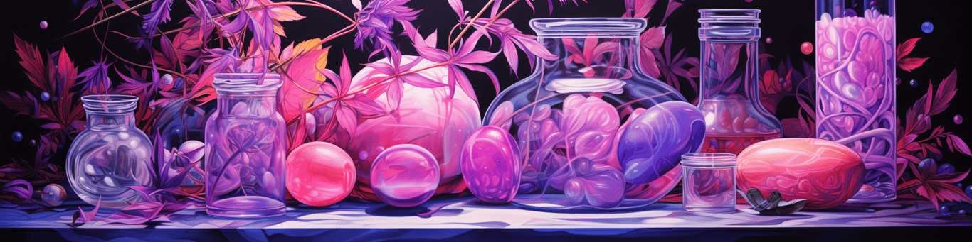 image of different drug pills on a surface