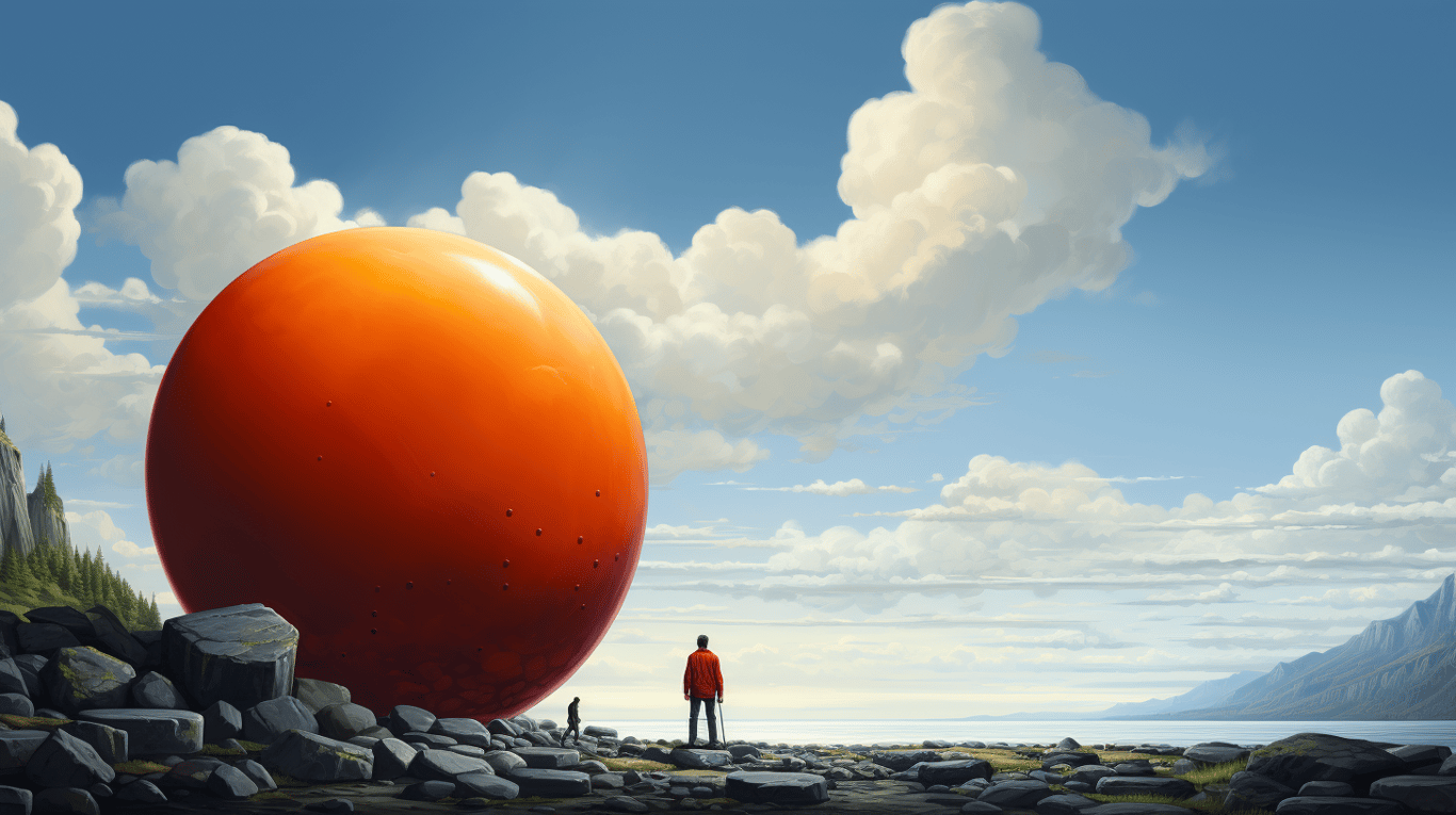 abstract image of a researcher studying a bottle of drug.