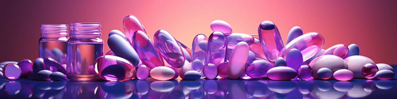 image of different drug pills on a surface