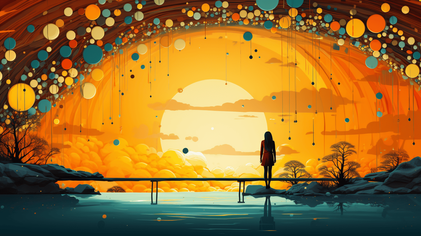 abstract image of a patient experiencing side effect