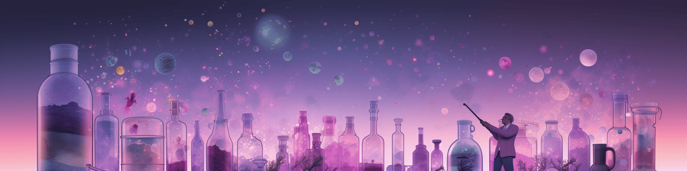 image of a doctor in a lab doing drug, clinical research