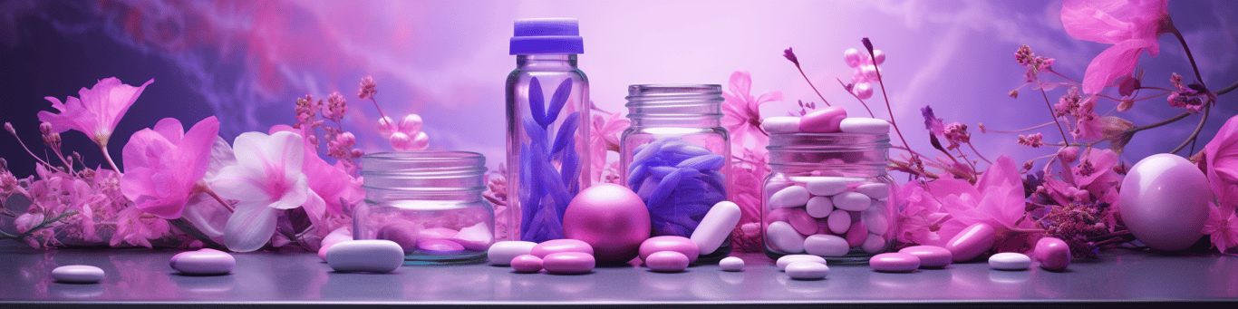 image of different drug pills on a surface