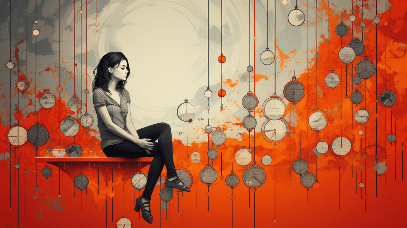 abstract image of a patient experiencing side effect