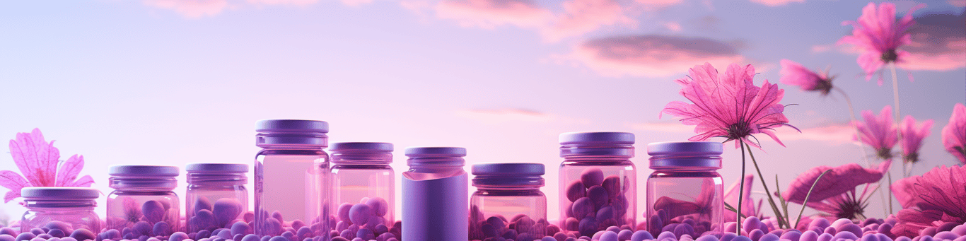 image of different drug pills on a surface