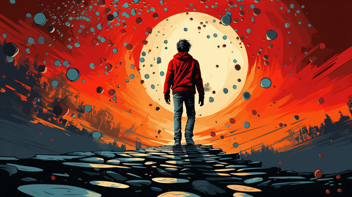 abstract image of a patient experiencing side effect