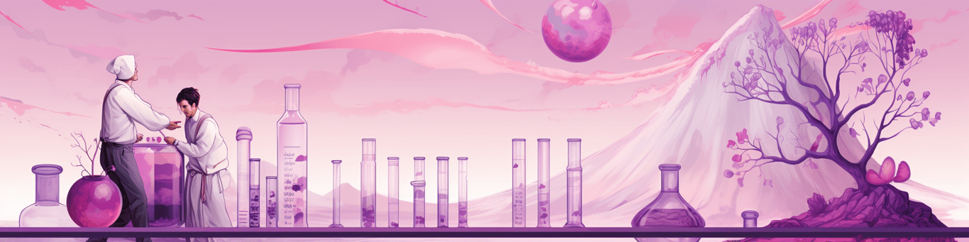 image of a doctor in a lab doing drug, clinical research