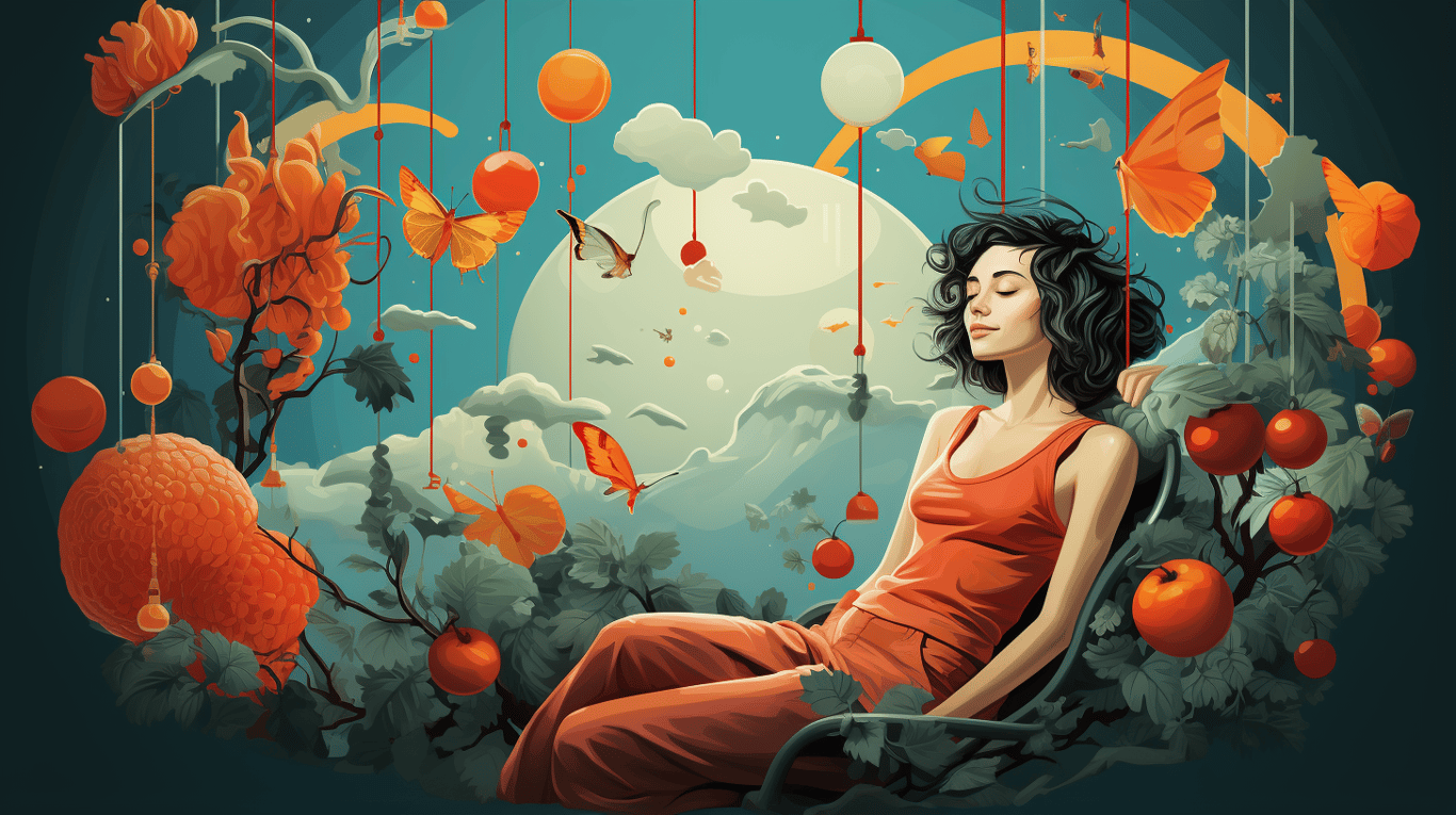 abstract image of a patient experiencing side effect