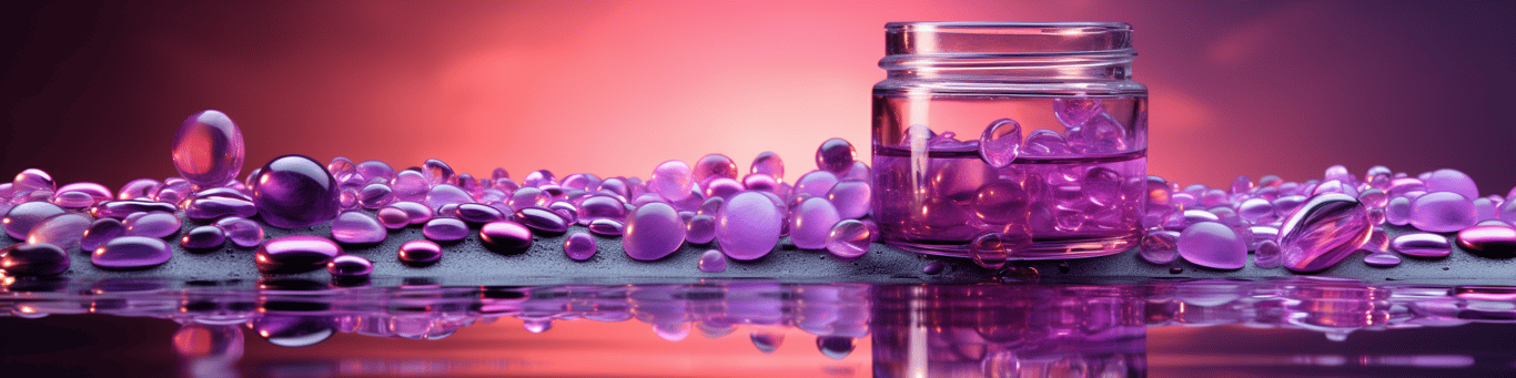 image of drug pills surrounding a glass of water symbolizing drug consumption