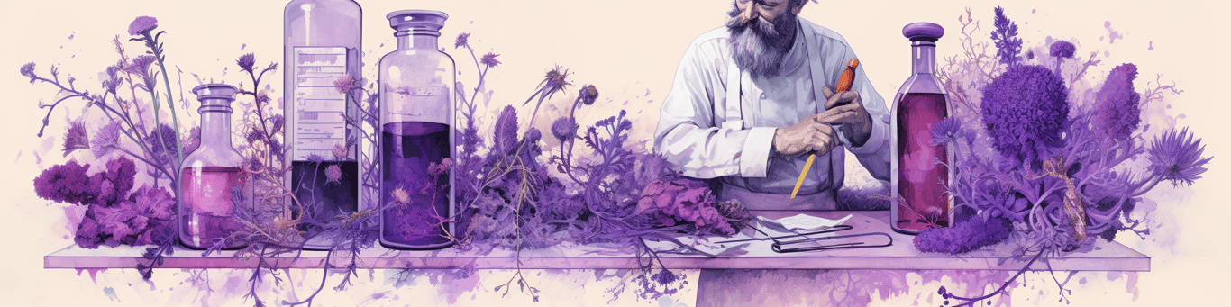 image of a doctor in a lab doing drug, clinical research