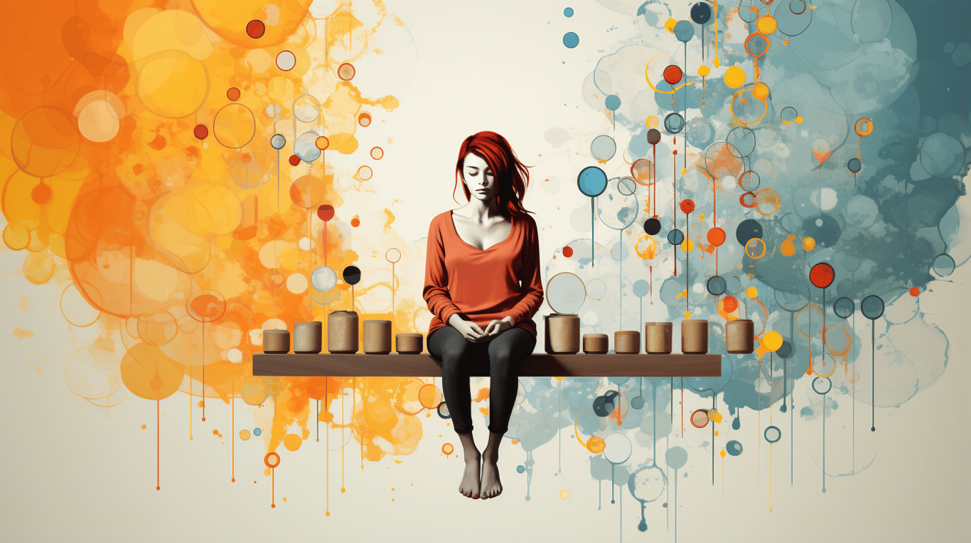 abstract image of a patient experiencing side effect