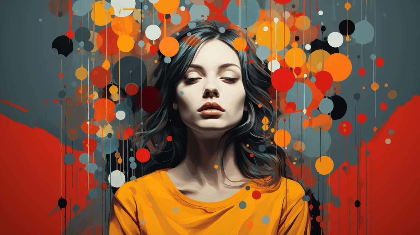 abstract image of a patient experiencing side effect