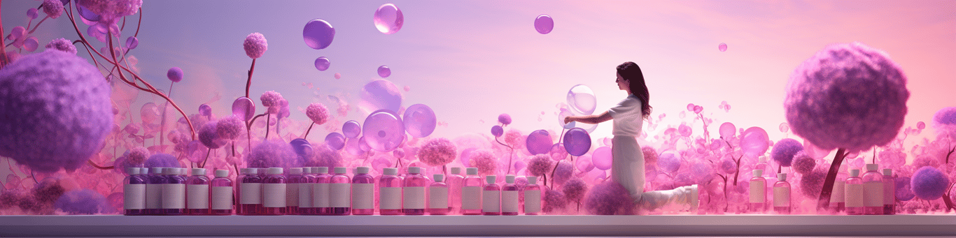 image of a doctor in a lab doing drug, clinical research