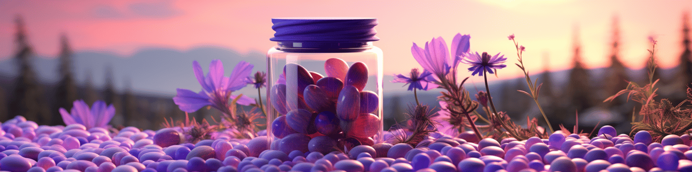 image of different drug pills on a surface