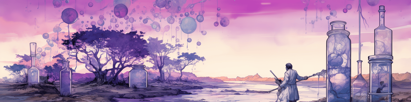 image of a doctor in a lab doing drug, clinical research