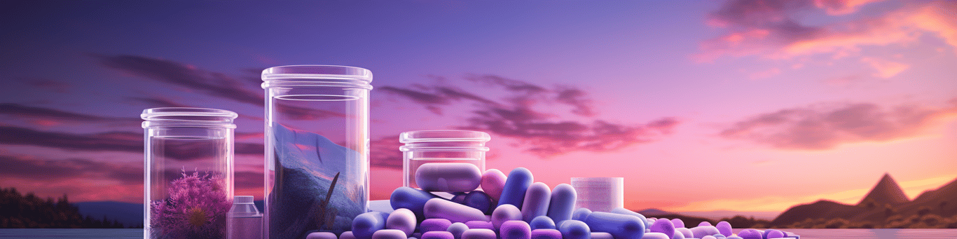 image of different drug pills on a surface